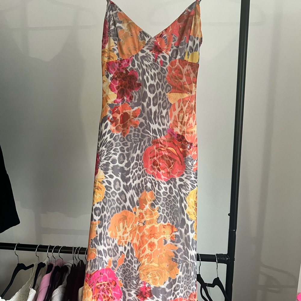 Leopard maxi dress